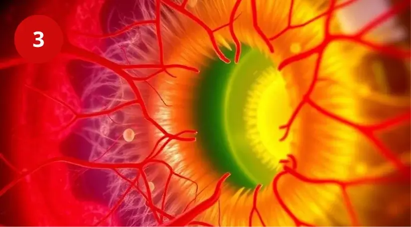 Stage 3 visual showing eye health awareness illustration